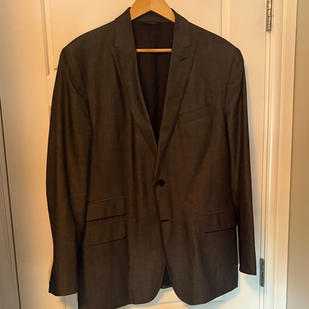 Banana Republic Men's Blazer in Charcoal Gray